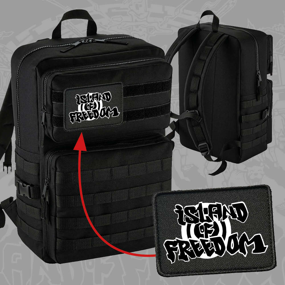 Batoh s vyměnitelnými patchemi -25L